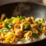 chicken and cabbage stir fry