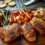 chicken breast on blackstone