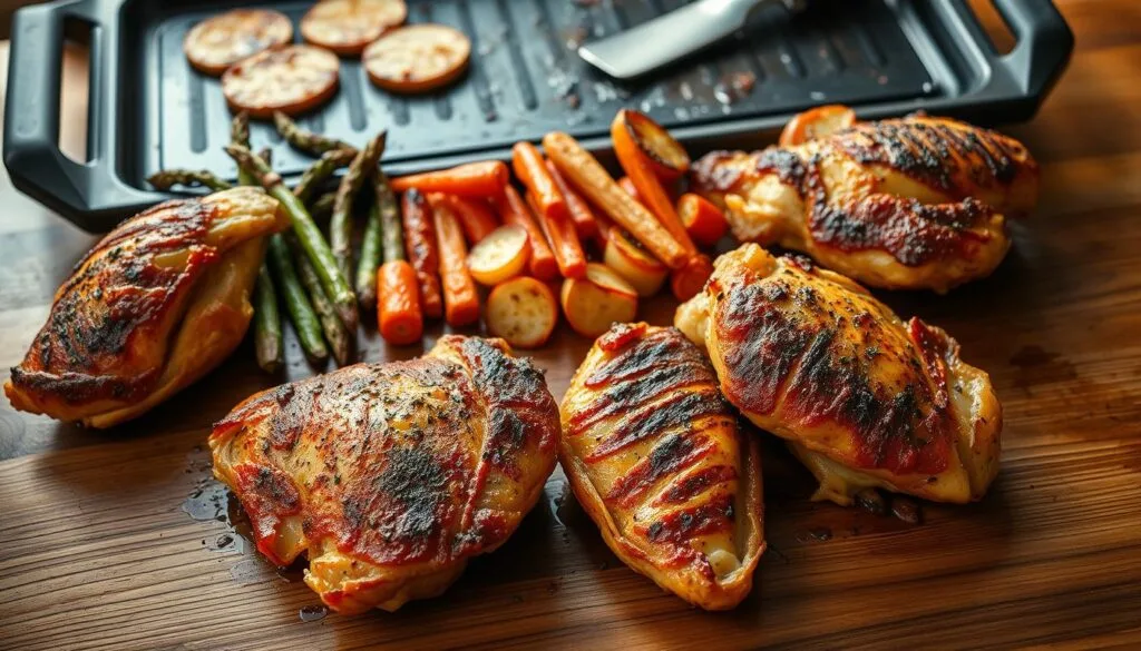 chicken breast on blackstone